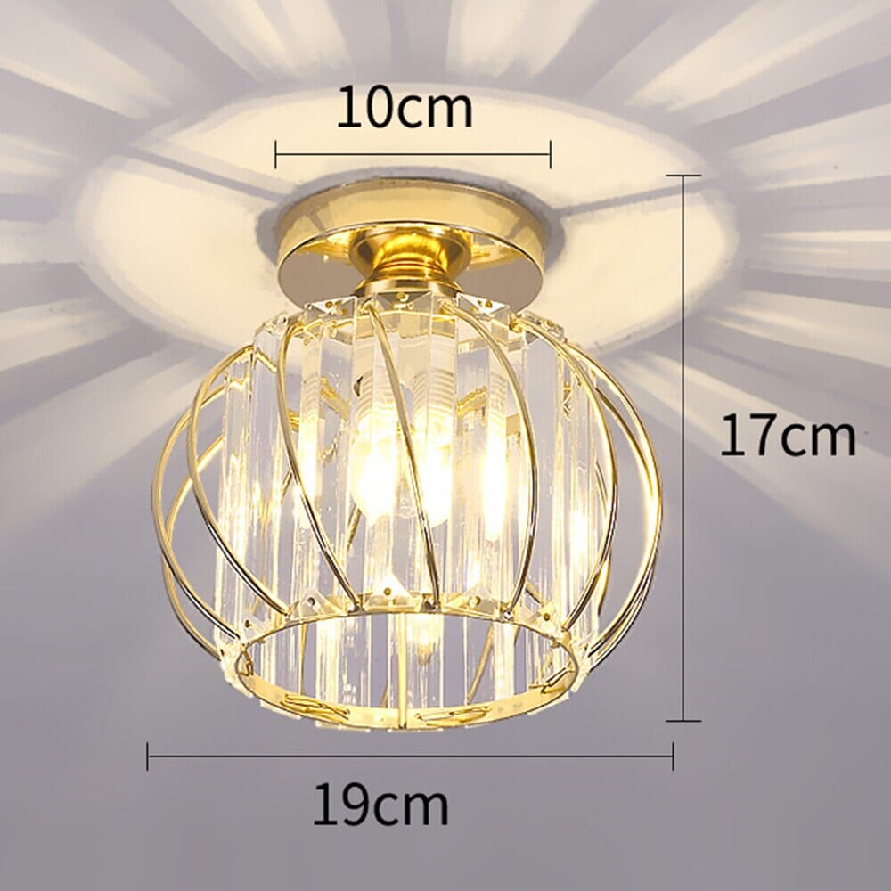 Simple Creative Crystal Aisle Chandelier Lamp
