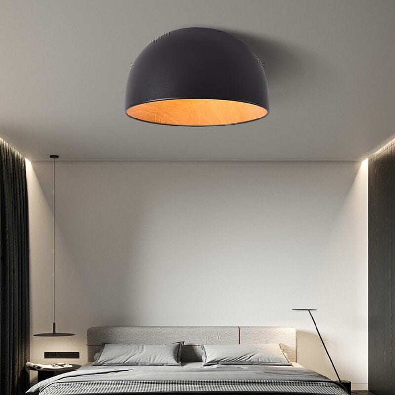 Creative Woodgrain Indoor LED Chandelier